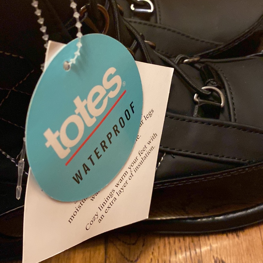 🌻2 for $39 🏷️Totes ThermoLite Boots Cozy Insulated Waterproof Boots • Size 9.5 - Picture 6 of 10